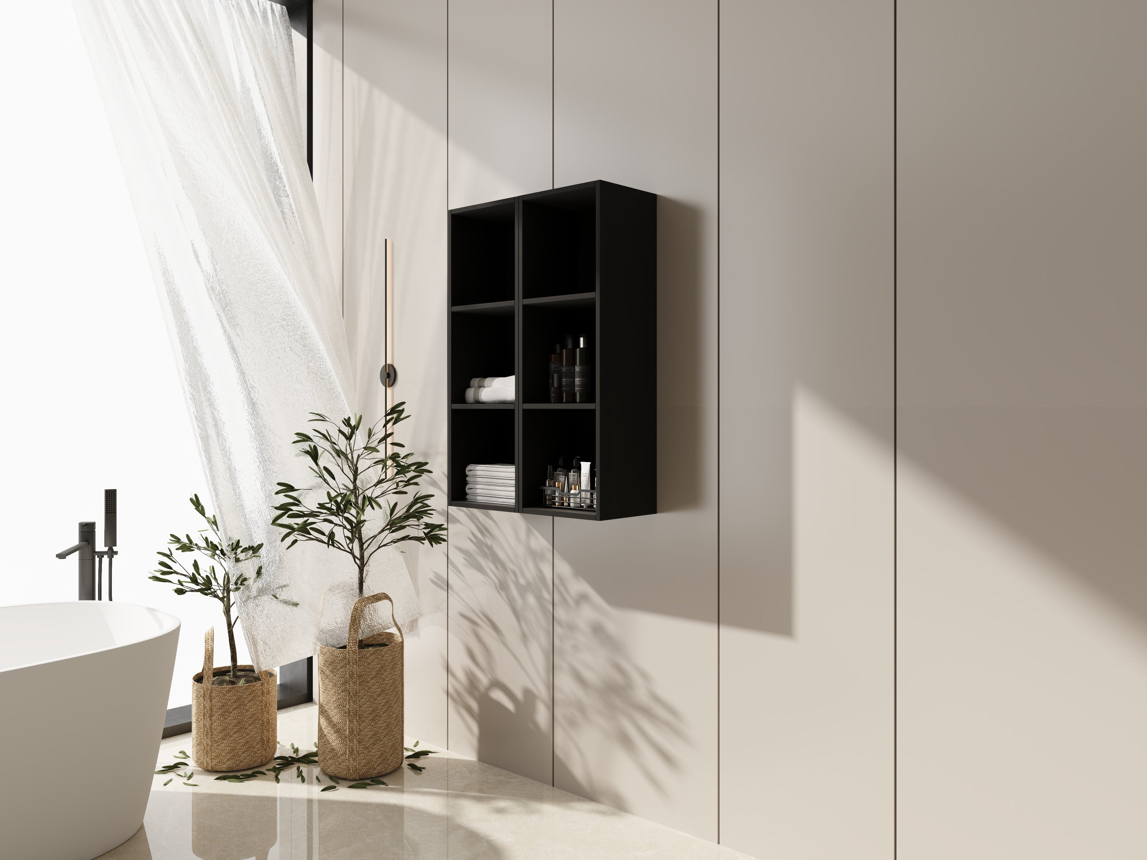 24 Inch Wall Mounted Storage Shelves