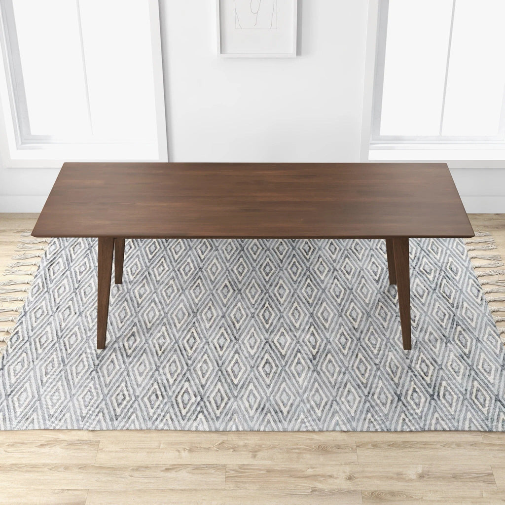 Mary Modern Style Solid Wood Rectangular Dining Kitchen Table