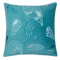 Blue and Spa Seashells Pillowcase