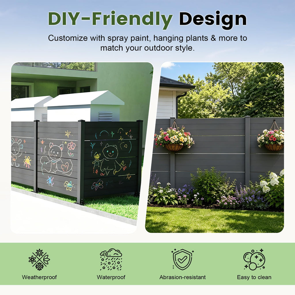 50" W x 49" H Outdoor Privacy Screen