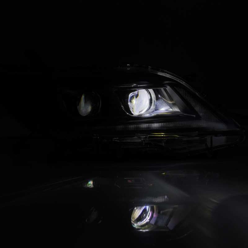 AlphaRex 11-21 Toyota Sienna LUXX LED Proj Headlights Plank Style Black w/Seq Signal/DRL 880766 *Discontinued