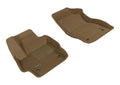 3D MAXpider 2010-2013 Mazda Mazda3 Kagu 1st Row Floormat - Tan L1MZ01311502