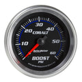 Autometer Cobalt 2-5/8in Mechanical Boost Gauge 60 PSI 7905