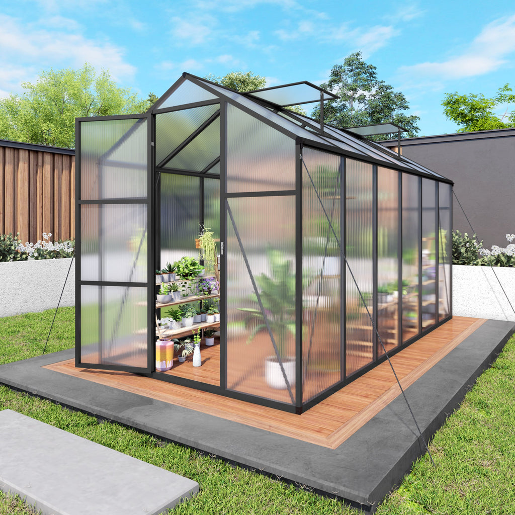 6x12FT Walk-in Outdoor Greenhouse