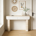 Entryway Table With Two Hidden Handle Drawers