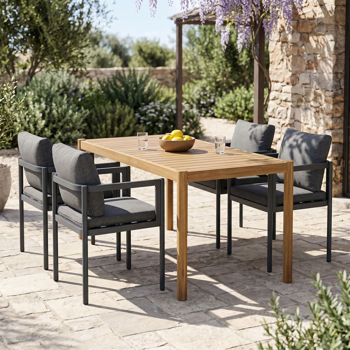 5-Piece Outdoor Patio Dining Set