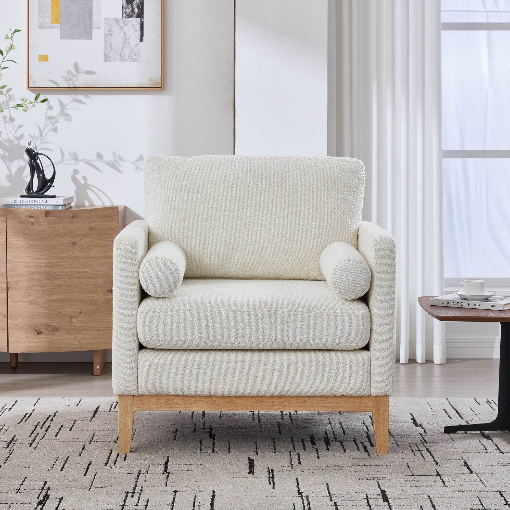 Modern Farmhouse Performance Accent Chair
