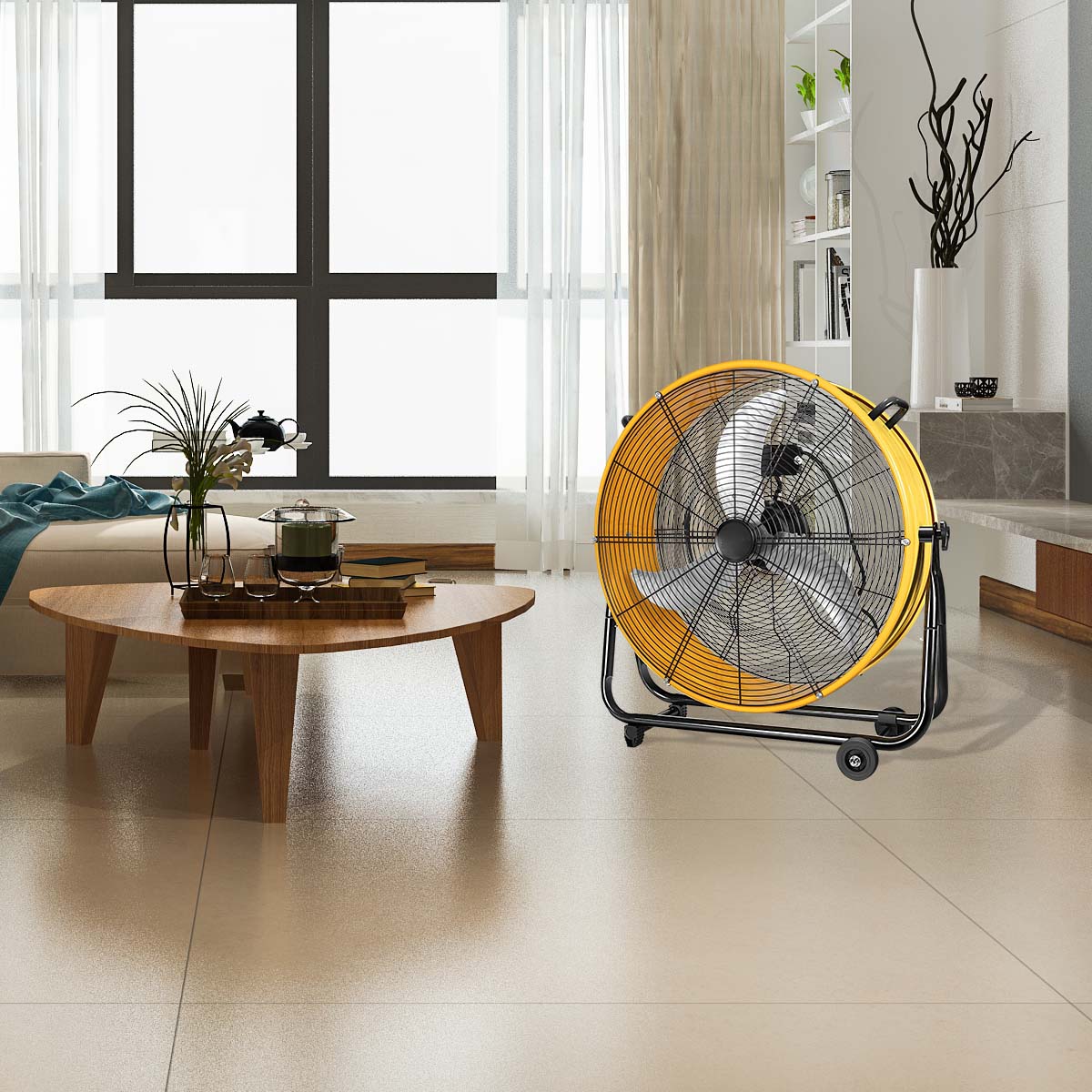 30 In. 3 Speed Drum Fan