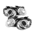 Spyder Acura Integra 98-01 Projector Headlights LED Halo -Chrome High H1 Low 9006 PRO-YD-AI98-HL-C 5008701