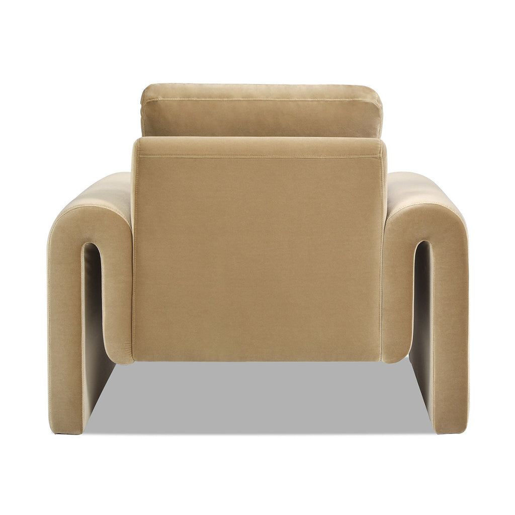Mason 40" Arched Arm Chair, Camel