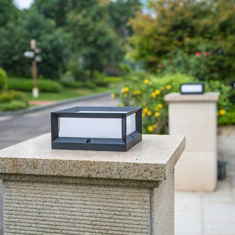 LED Outdoor Waterproof Solar Column Light Door Wall