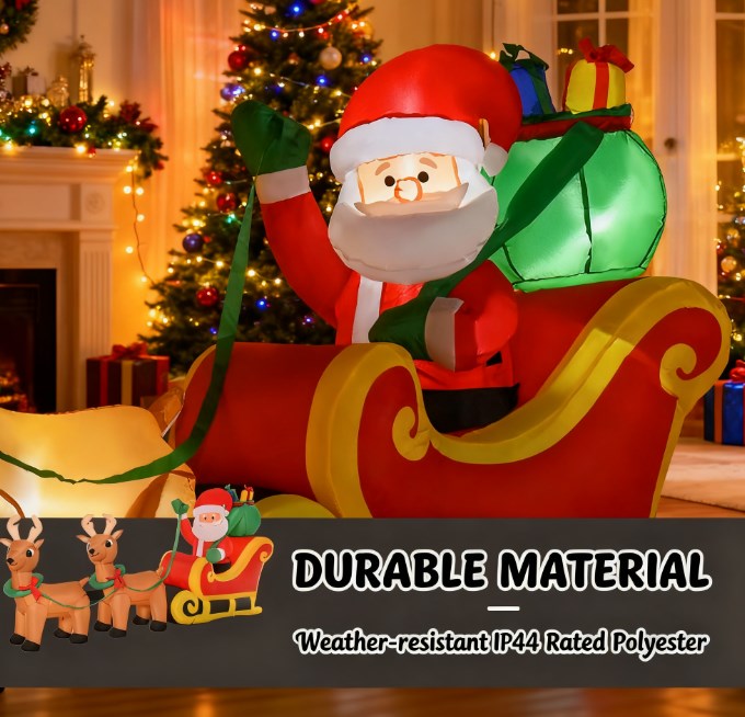 Outdoor Blow-Up Yard Decoration with LED Lights