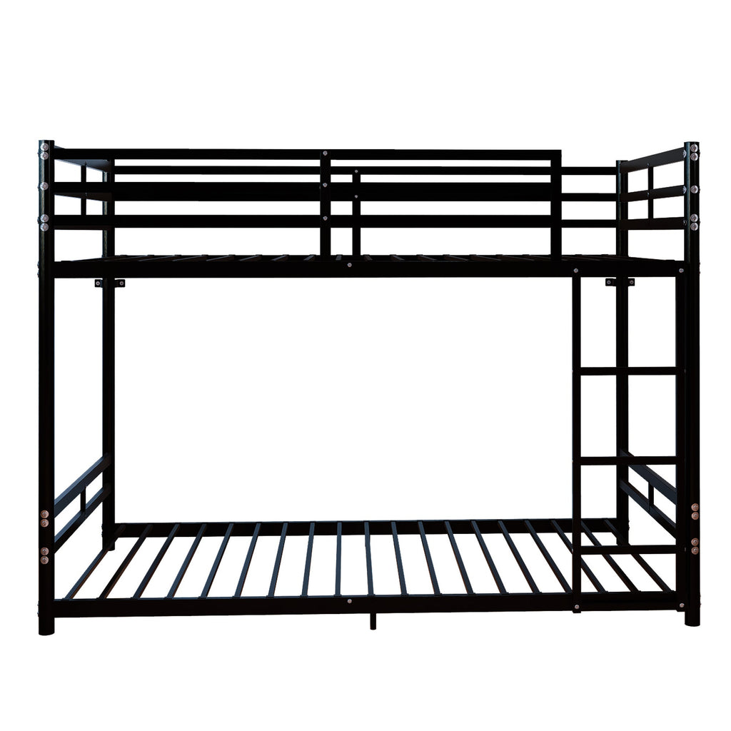 Bunk Bed with Ladder and High Guardrail