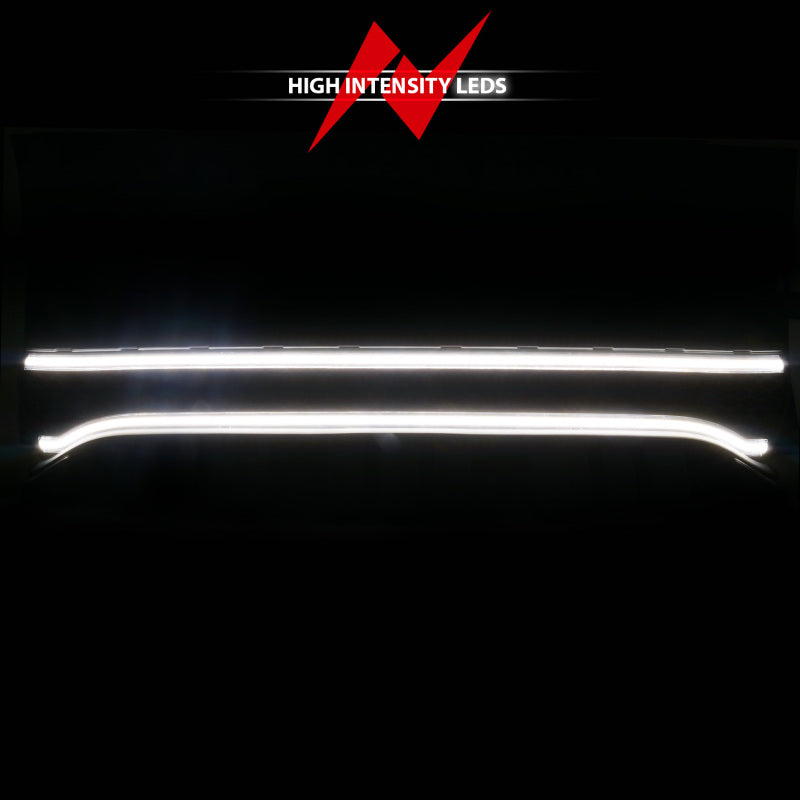 ANZO 15-23 Dodge Charger Black LED Grille w/ Initiation & Running Light/DRL Bar 901028