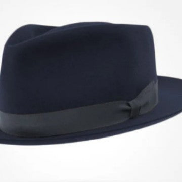 Retro British Wool Top Hat Contrast-color Felt