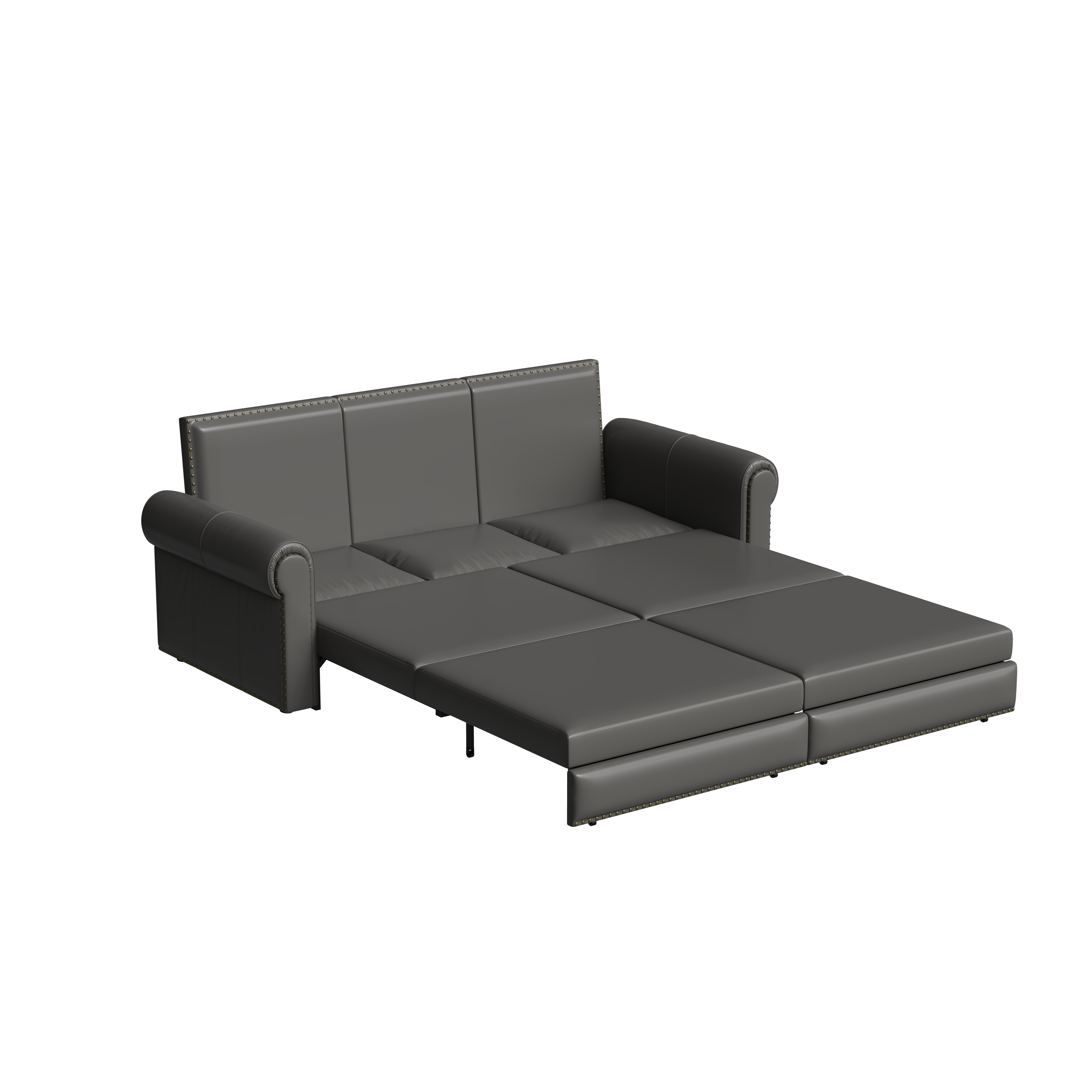Chesterfield Sofa - 93.7" King Pull Out Sofa Bed