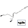 Ford Racing 15-18 F-150 3.5L Cat-Back Extreme Exhaust System Rear Exit w/ Black Chrome Tips M-5200-F1535DEBA