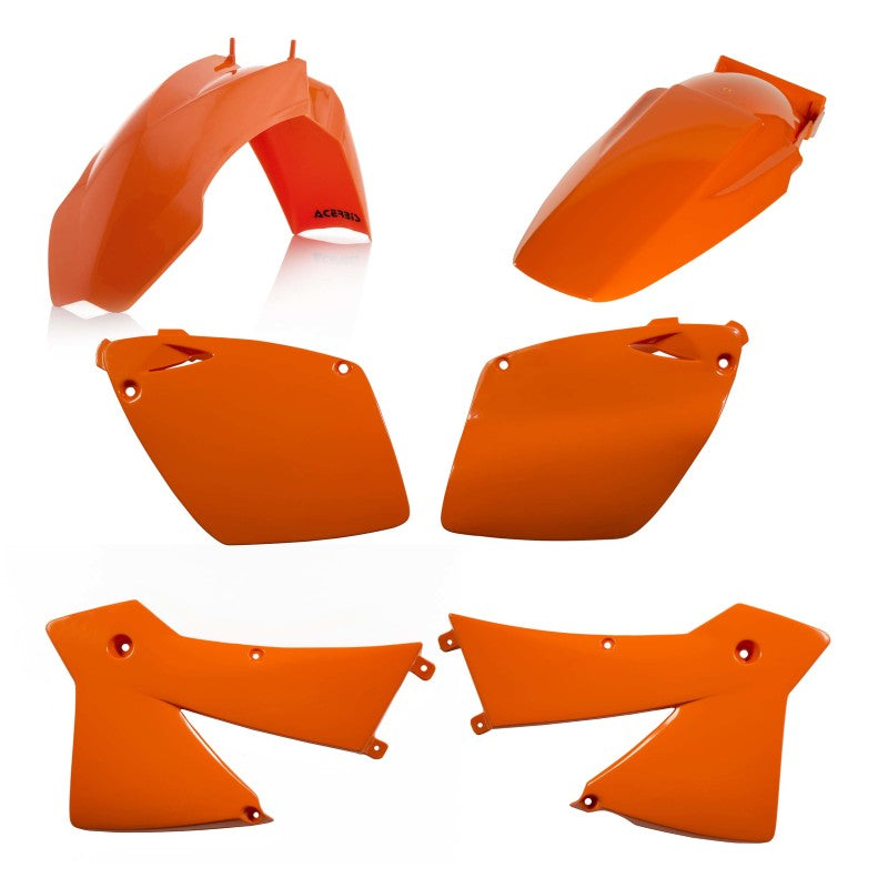 Acerbis 01-03 KTM SX250-400/ 2003 EXC/MXC Plastic Kit - KTM Orange 2070950237
