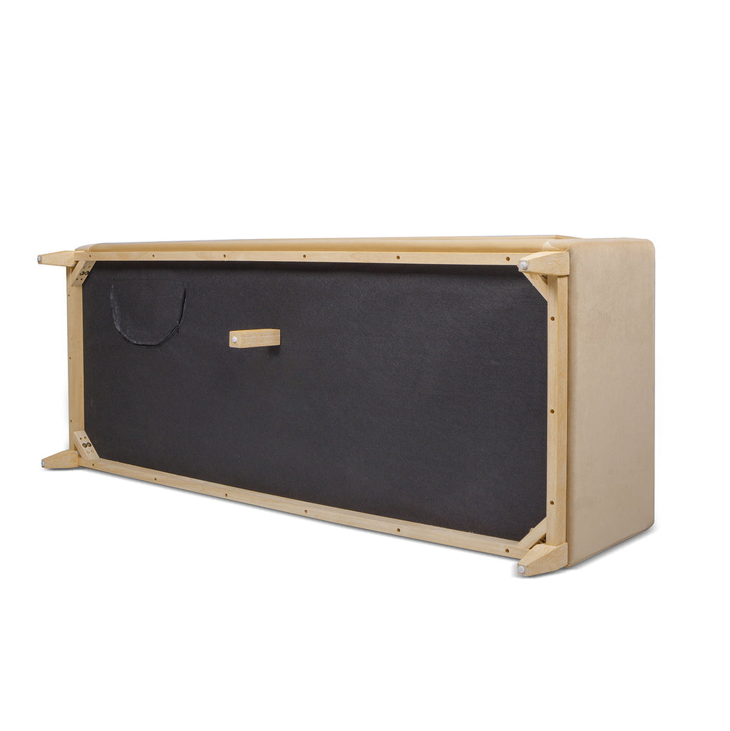 Knox 84" Modern Farmhouse Sofa, Fawn