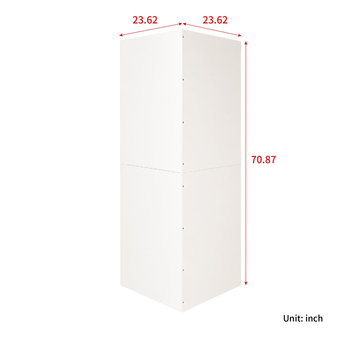 White Corner Kitchen Pantry Cabinet