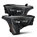 AlphaRex 22-23 Toyota Tundra LUXX-Series Headlights Alpha-Black w/Amber DRL - Req 810029 OR 810030 880873 *Discontinued