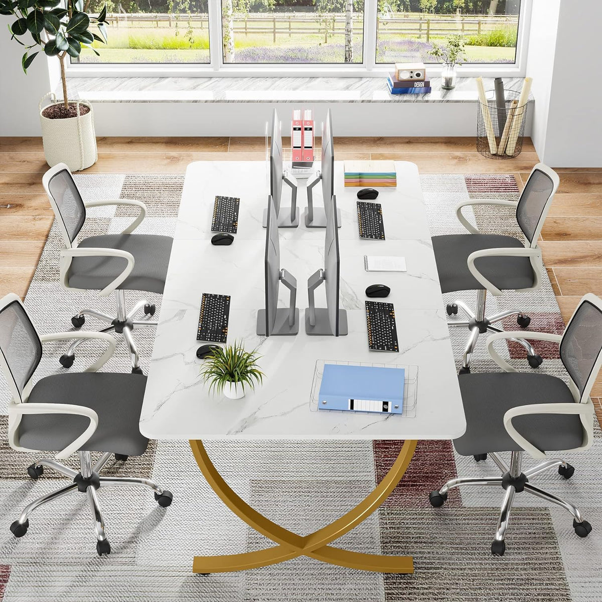 63" Executive Office Desk – Modern
