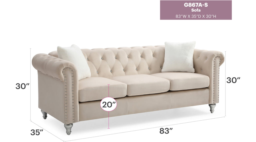 Raisa G867A-S Sofa