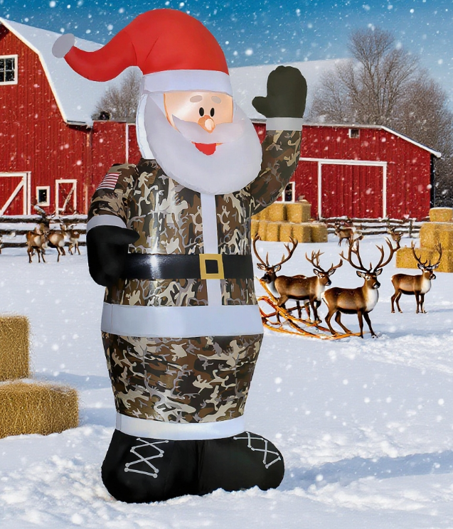 Christmas Inflatables Outdoor Decorations Santa Claus