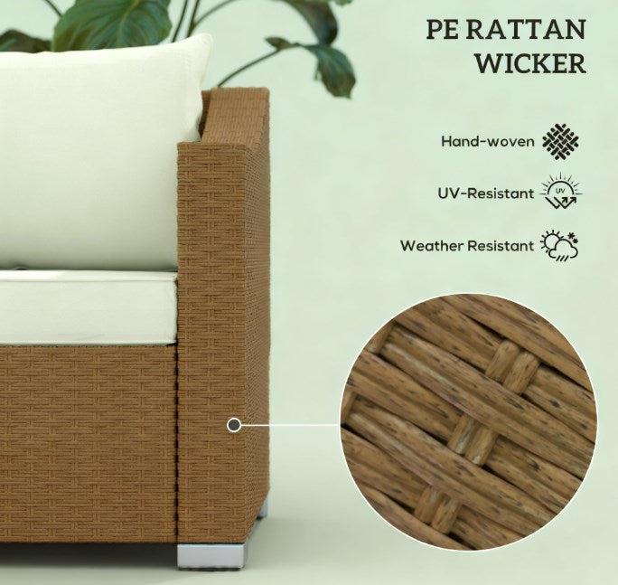 Rattan Wicker Seater Patio Couch