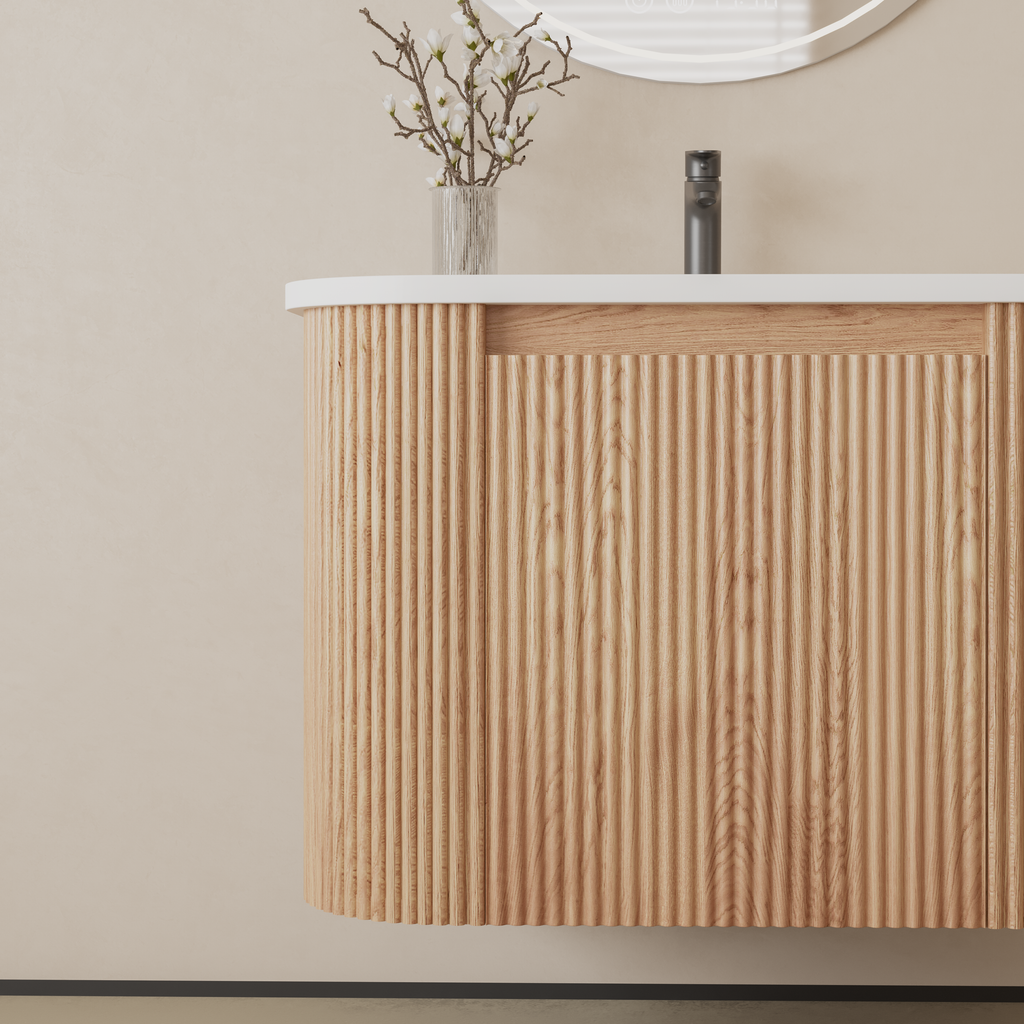 Arcora 24 Inch Wall Mounted Bathroom Vanity with Sink