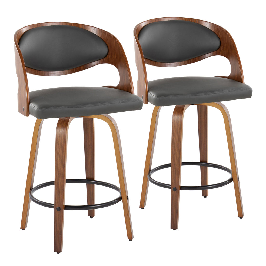 Fixed-Height Counter Stool with Swivel