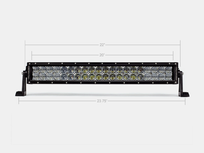 Cali Raised LED Cali Raised 22 Dual Row 5D Optic Osram Led Bar - Spot CR2304