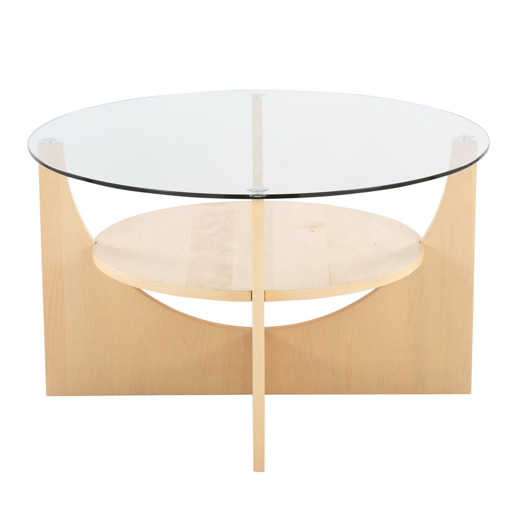 U-Shaped Contemporary Coffee Table
