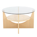 U-Shaped Contemporary Coffee Table