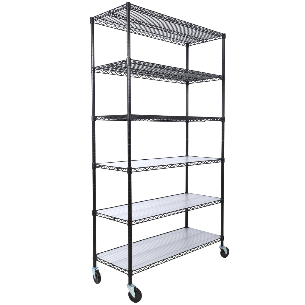 6 Tier 6000lbs Capacity NSF Metal Shelf Wire Shelving Unit