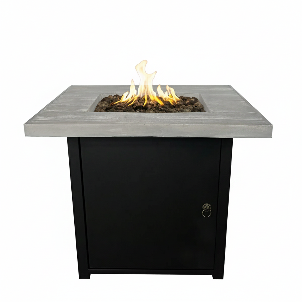 Fibre Reinforced Concrete Propane Fire Pit Table
