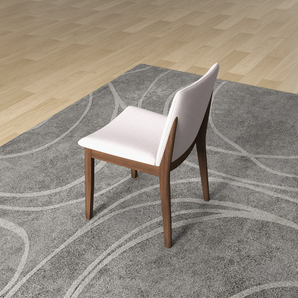Modern Laura Mid-Century Modern Solid Wood Dining Chair Set