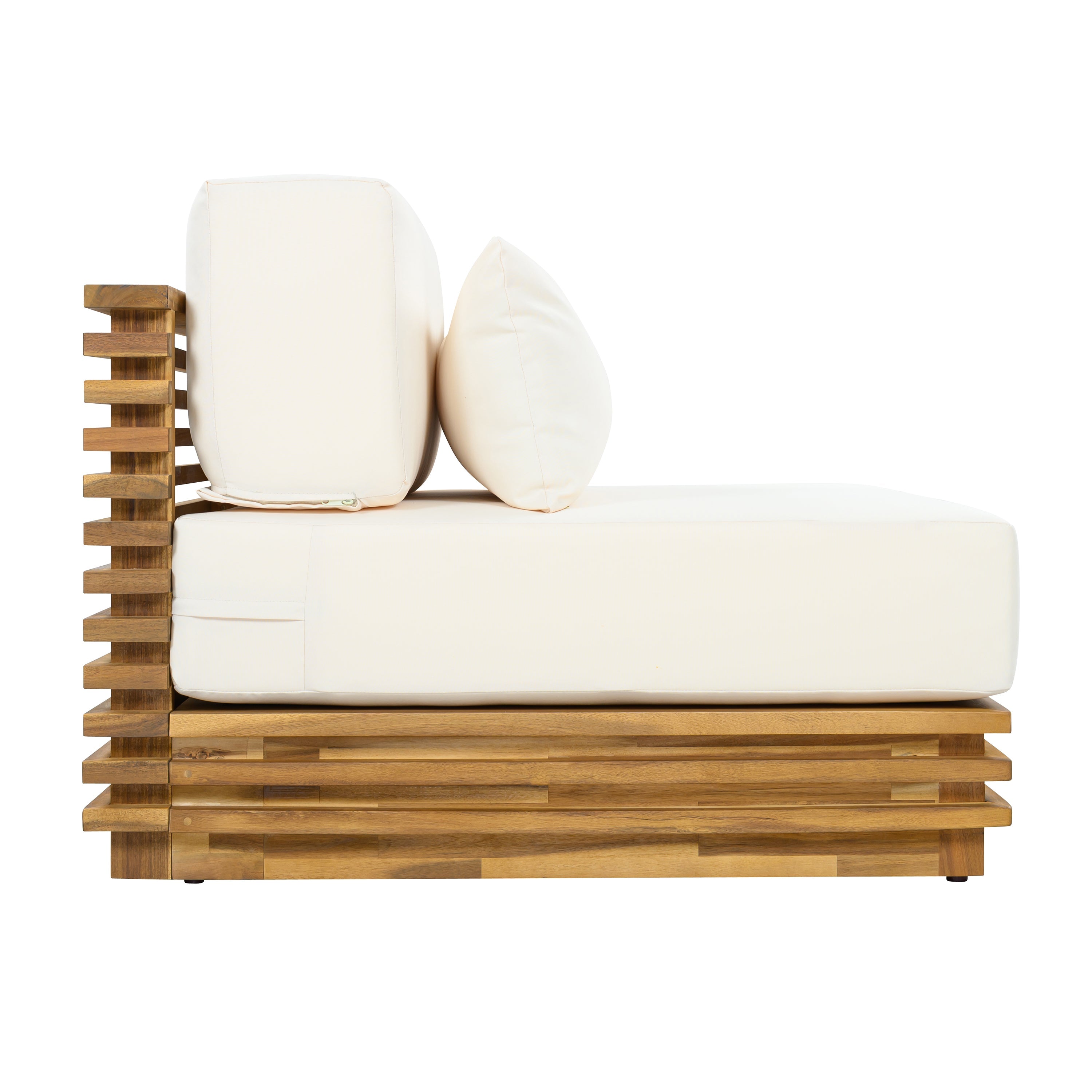 Oversized Outdoor 2-Piece Chat Set with Club Chair and Side Table