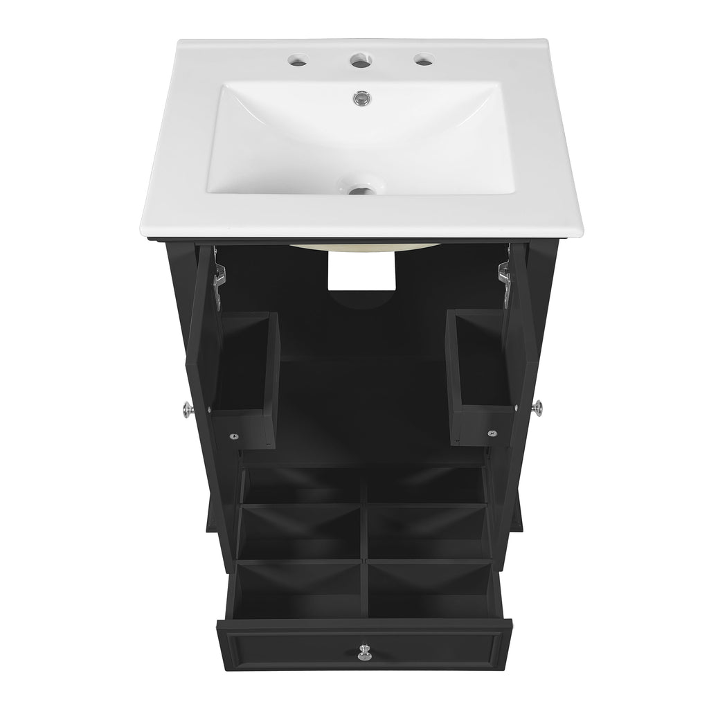 24'' Bathroom Vanity with Ceramic Sink