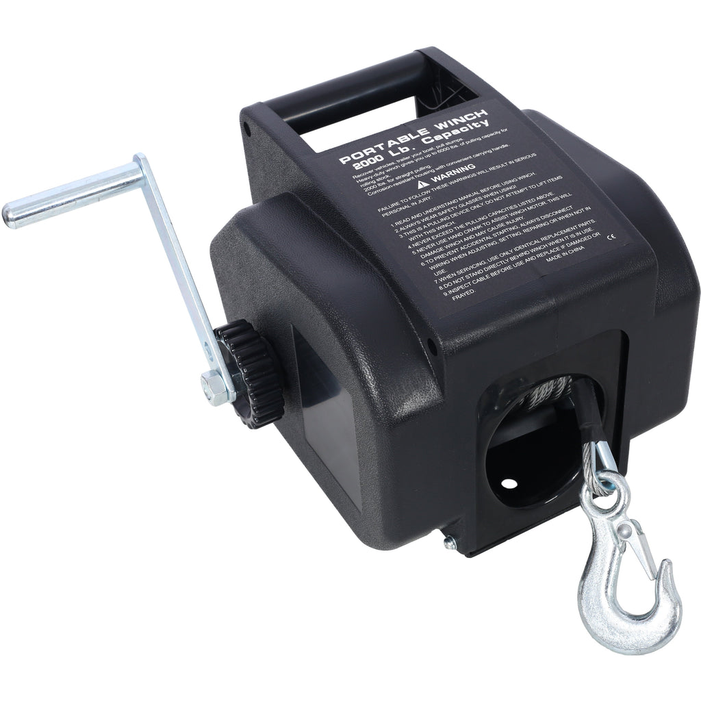 12V 2000lbs Electric Trailer Winch