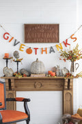 Set of 2, 68" Length Colorful Give Thanks Banner