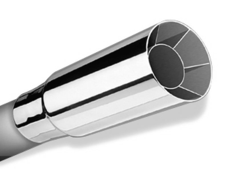 Borla Universal Polished Tip Single Round Intercooled (inlet 2 1/4in. Outlet 2 1/2in)  *NO Returns* 20103
