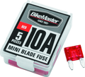 BikeMaster 5Piece 10A Replacement Mini Blade Fuse 152444