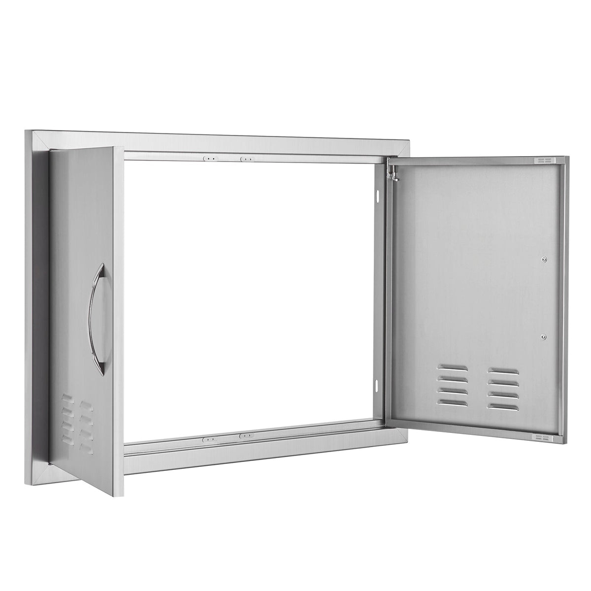 BBQ Access Door, 30W x 21H Inch Double Outdoor Kitchen Door