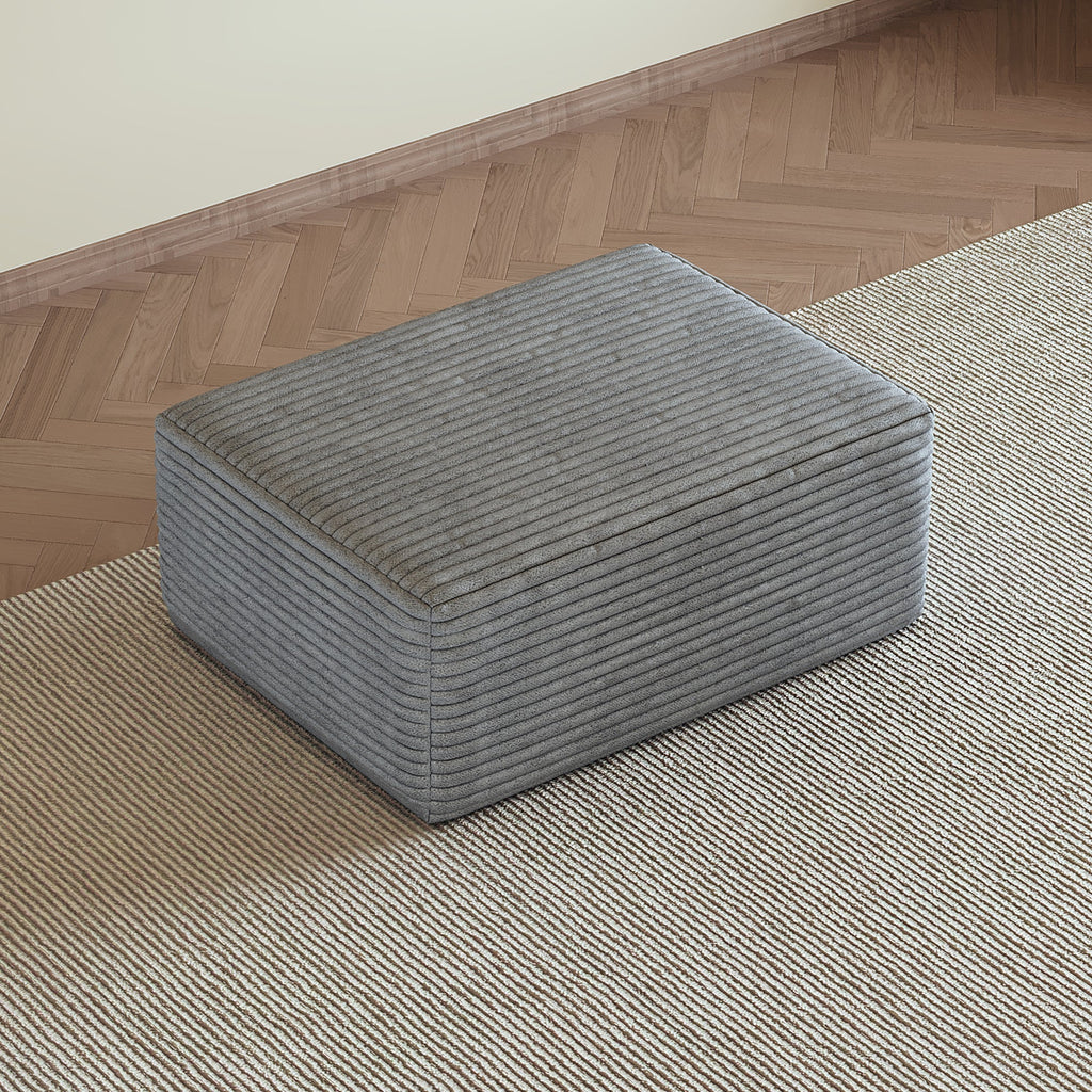 Y165 Grey Ottoman