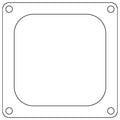 Cometic Gasket Cometic Holley 4500 Dominator Carb Gaskets .060in Fiber - Open Plenum - 10 Pack CP15238