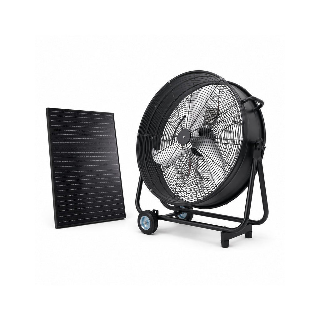 30" Wheeled Solar Fan