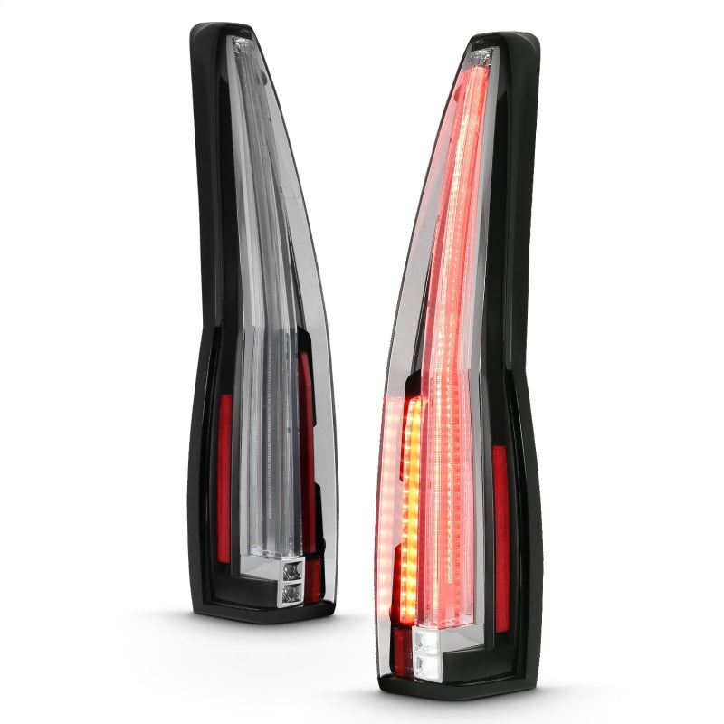 ANZO 2007-2014 Cadillac Escalade Led Taillights Red/Clear 311296