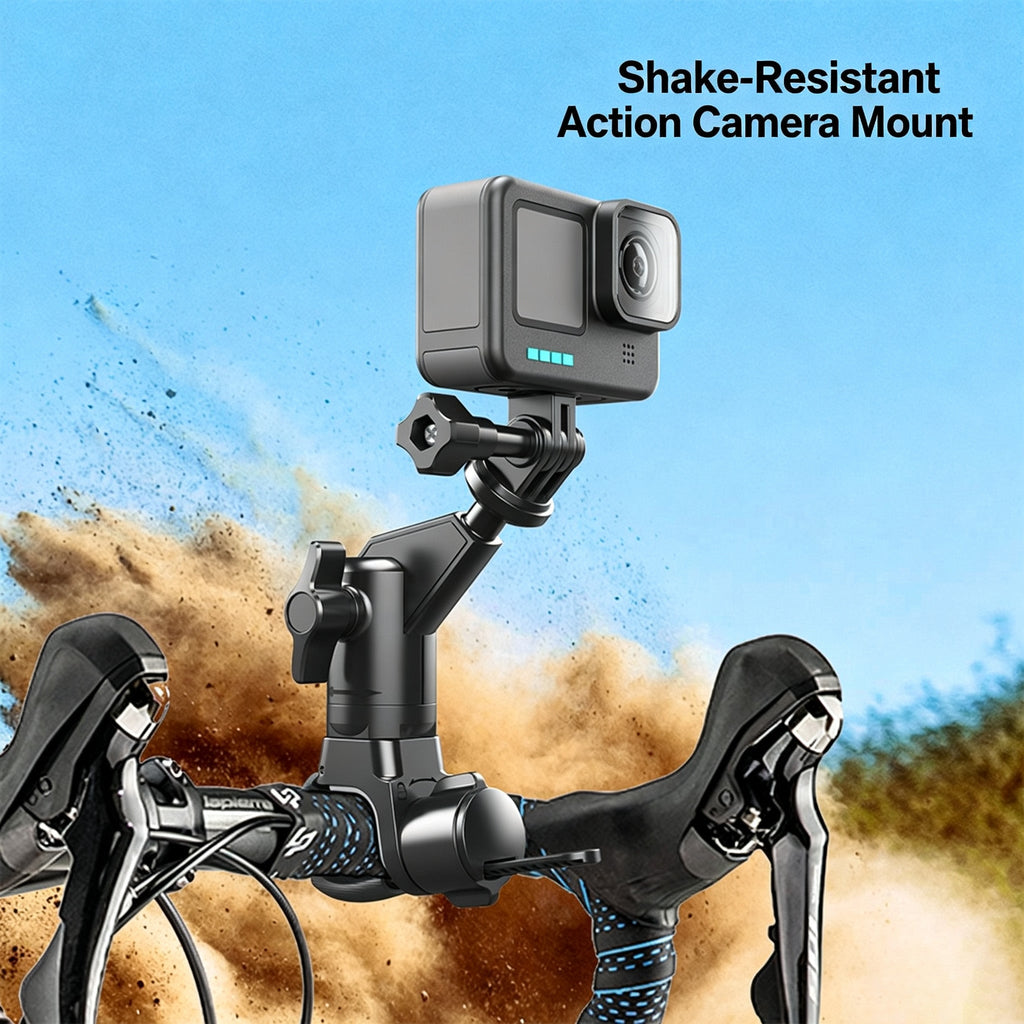 360 Action Camera Mount For Motorcycle E Bike Road Bike Bicycle Handlebar Bracket For Sports Camera Riding Dash Cam