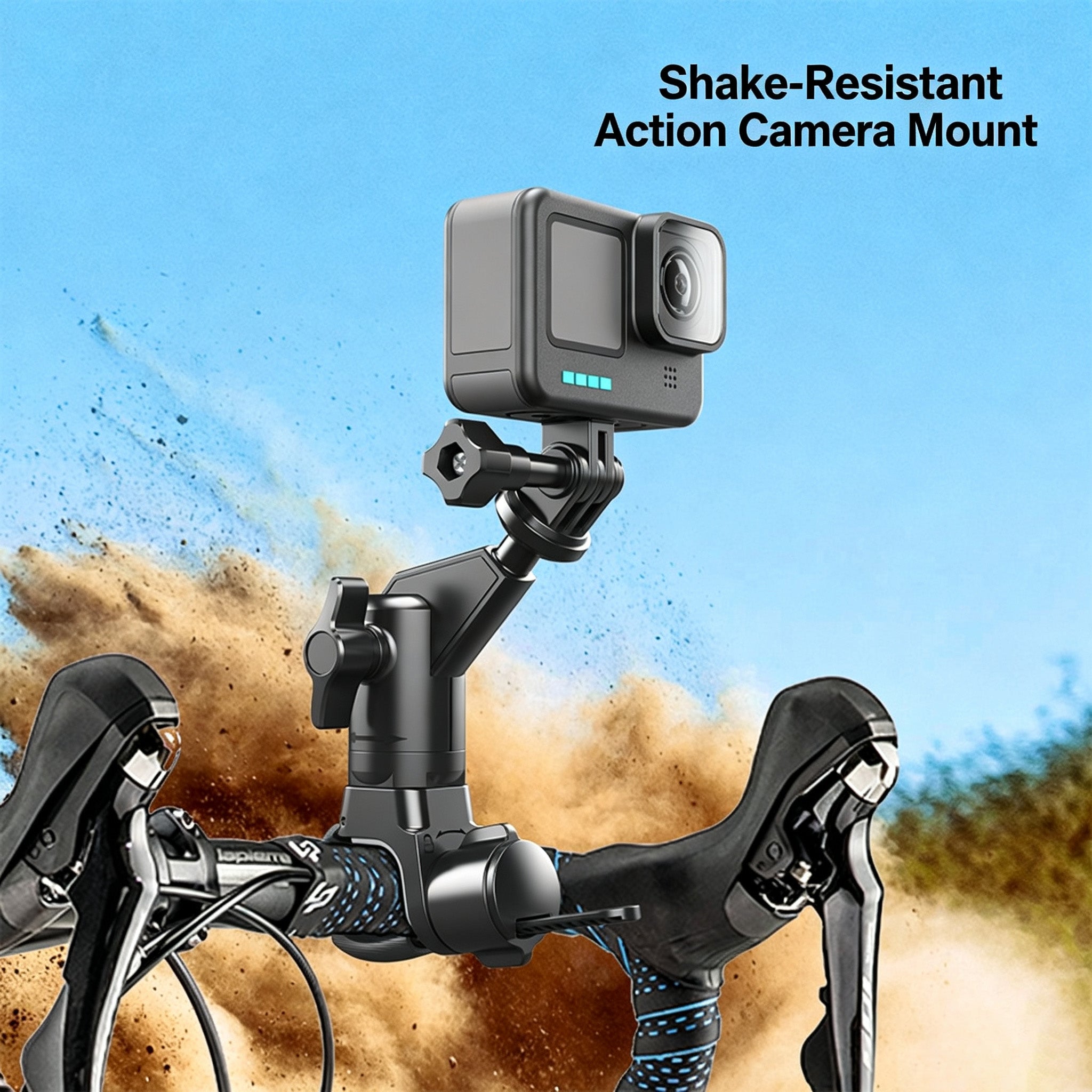 360 Action Camera Mount For Motorcycle E Bike Road Bike Bicycle Handlebar Bracket For Sports Camera Riding Dash Cam